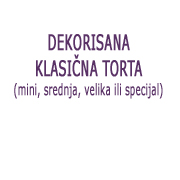 Torte za razne prilike KREACIJA KLASIČNE
