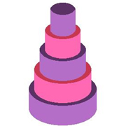 Torte za razne prilike KREACIJA 5 SPRATOVA UŽA