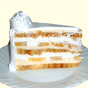 Ukusi torti Voćna ananas-breskva torta